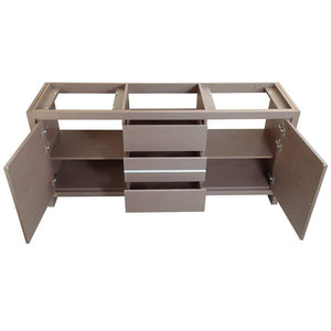 Fresca FCB8172GO Fresca Allier 72" Gray Oak Modern Double Sink Bathroom Cabinet