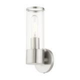 Livex Lighting 17281-91 Bancroft 1 Light 4 inch Brushed Nickel ADA ADA Single Sconce Wall Light