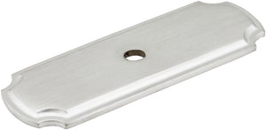 Jeffrey Alexander B812-BC 2-13/16" Brushed Chrome Knob Backplate