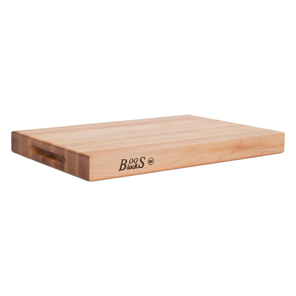 John Boos R1812 Maple Wood Reversible Cutting Board for Kitchen Prep, 18 x 12 Inches, 1.75 Inches Thick Edge Grain Rectangular Charcuterie Block 18X12X1.75 MPL-EDGE GR-