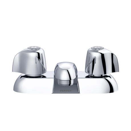 Gerber G0043411 Chrome Classics Two Metal Handle Centerset Lavatory Faucet W...