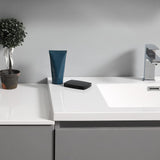 Fresca FCB93-301230HA-D-I Fresca Lazzaro 72" Glossy Ash Gray Free Standing Double Sink Modern Bathroom Cabinet w/ Integrated Sinks