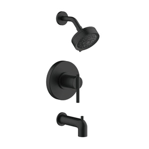 Gerber D511658BSTC Parma Tub & Shower Trim Kit, 1.75GPM - Satin Black