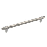 Amerock Cabinet Pull Satin Nickel/Polished Chrome 10-1/16 inch (256 mm) Center-to-Center London 1 Pack Drawer Pull Drawer Handle Cabinet Hardware