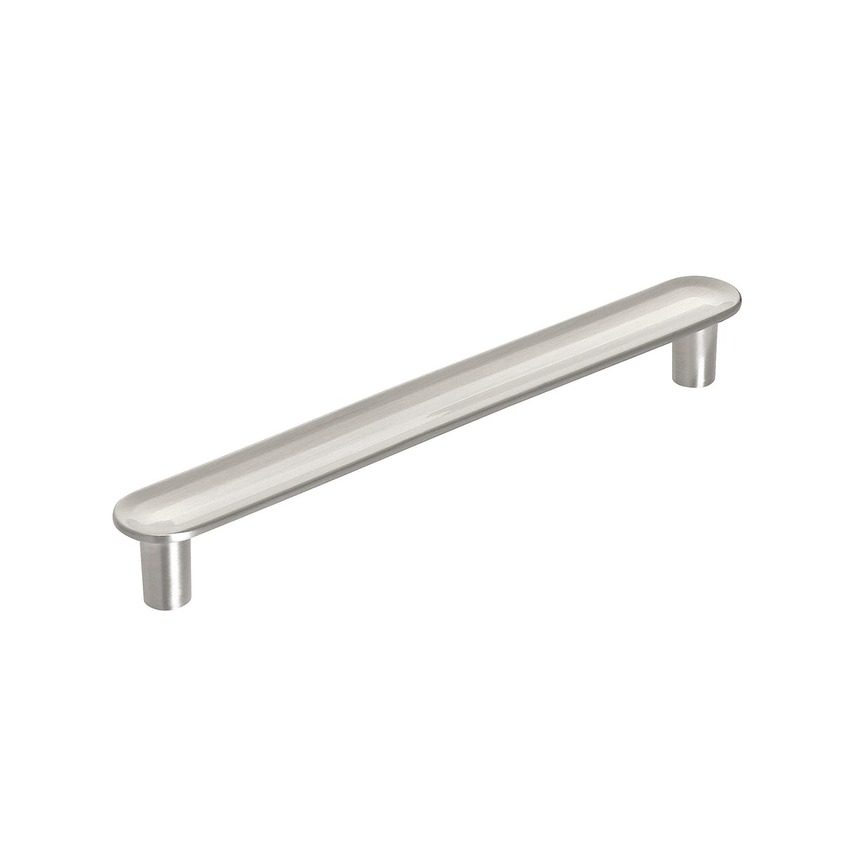 Amerock Cabinet Pull Satin Nickel 5-1/16 inch (128 mm) Center to Center Concentric 1 Pack Drawer Pull Drawer Handle Cabinet Hardware