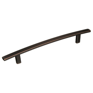 Amerock Cabinet Pull Oil Rubbed Bronze 6-5/16 inch (160 mm) Center to Center Cyprus 1 Pack Drawer Pull Drawer Handle Cabinet Hardware