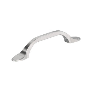 Amerock BP2193626 Polished Chrome Cabinet Pull 3-3/4 inch (96mm) Center-to-Center Cabinet Hardware Ravino Furniture Hardware Drawer Pull
