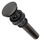 Premier Copper Products D-209ORB 1.5-Inch Overflow Pop-Up Bathroom Sink Drain, Oil Rubbed Bronze