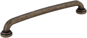 Jeffrey Alexander 527-160ABM-D 160 mm Center-to-Center Distressed Antique Brass Bremen 1 Cabinet Pull
