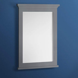Fresca FMR2427GRV Fresca Windsor 27" Gray Textured Bathroom Mirror