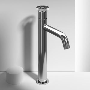 VIGO Cass 12 inch H Single Hole Single Handle Bathroom Faucet in Chrome - Vessel Sink Faucet VG03030CH
