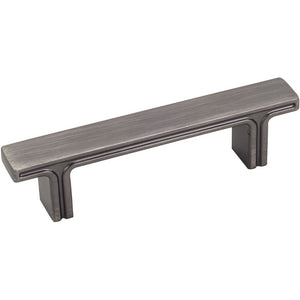 Jeffrey Alexander 867-3BNBDL 3" Center-to-Center Brushed Pewter Square Anwick Cabinet Pull