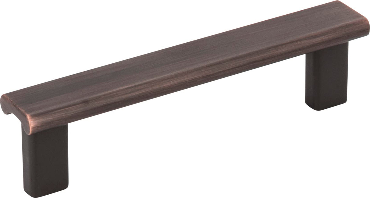 Elements 183-96DBAC 96 mm Center-to-Center Brushed Oil Rubbed Bronze Square Park Cabinet Pull