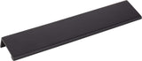 Elements A500-8MB 8" Overall Length Matte Black Edgefield Cabinet Tab Pull