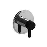 Riobel TMMRD23JCBK 2-Way Type T/P (Thermostatic/Pressure Balance) coaxial Valve Trim, CBK