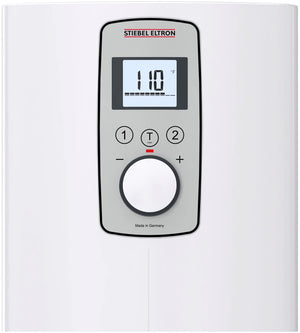 Stiebel Eltron 200058 Model DHC-E 8/10-2 Trend Point-of-Use Electric Tankless Water Heater, Direct Coil Heating System, Switchable kW Power Output, Backlit Display, Adjustable Temperature