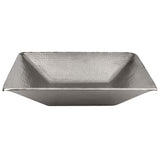 Premier Copper Products PVMRECEN 17-Inch Modern Rectangular Hand Forged Old World Copper Vessel Sink