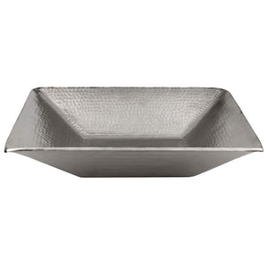 Premier Copper Products PVMRECEN 17-Inch Modern Rectangular Hand Forged Old World Copper Vessel Sink