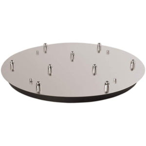 Kuzco CNP09AC-BN 9 Head Canopy SSL/SVT Wire BR-NICK