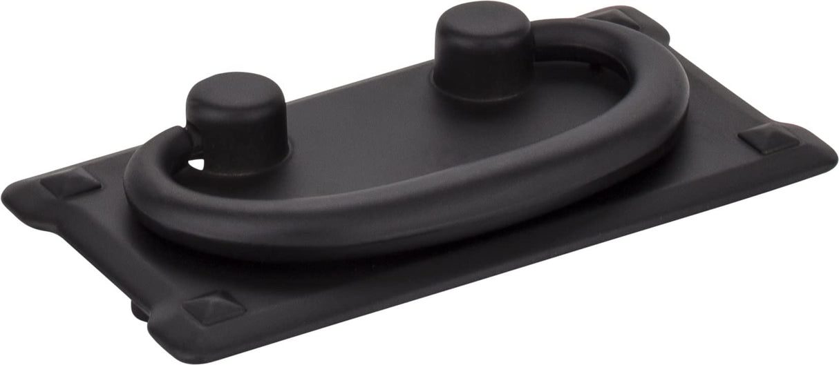 Elements R1011MB 3" Center-to-Center Matte Black Rectangle Verona Cabinet Drop Pull