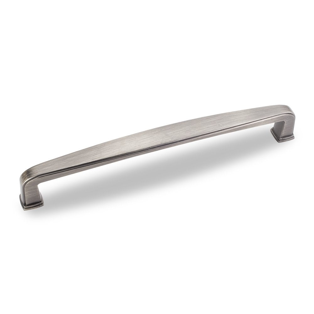 Jeffrey Alexander 1092-160BNBDL 160 mm Center-to-Center Brushed Pewter Square Milan 1 Cabinet Pull