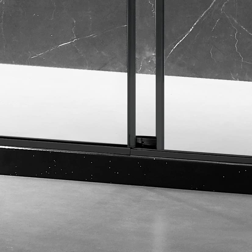 Elegant 60'' * 70'' Frameless Shower Door Hardware Finish in Brushed Nickel