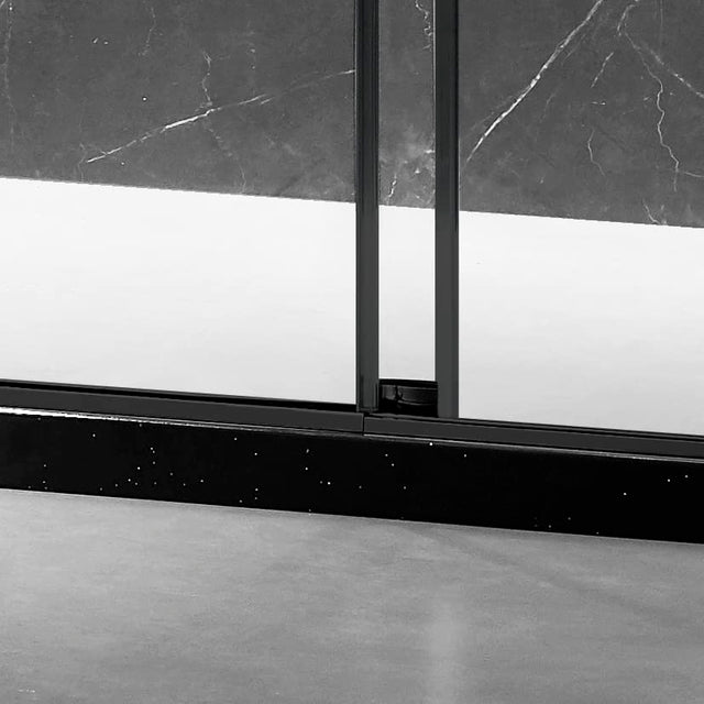 Elegant 66'' * 76'' Frameless Shower Door (Brushed Nickel)
