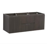 Fresca FCB8348GO Fresca Valencia 48" Gray Oak Wall Hung Single Sink Modern Bathroom Cabinet