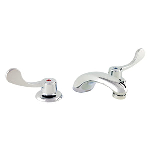 Gerber GC044154 Chrome Commercial Two Handle Widespread Lavatory Faucet W/ Wrist BL...