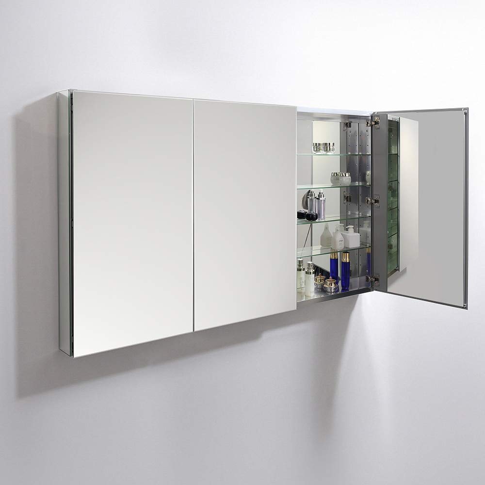 Fresca FMC8020 Fresca 60" Wide x 36" Tall Bathroom Medicine Cabinet w/ Mirrors