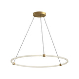 Kuzco PD24748-BG BRUNI 4 LAYER 40" PENDANT BRUSHED GOLD 120" WIRE 120V TRIAC/ELV LED 3000K 90CRI 57W