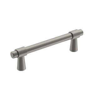 Amerock Cabinet Pull Satin Nickel 3-3/4 inch (96 mm) Center-to-Center Destine 1 Pack Drawer Pull Cabinet Handle Cabinet Hardware