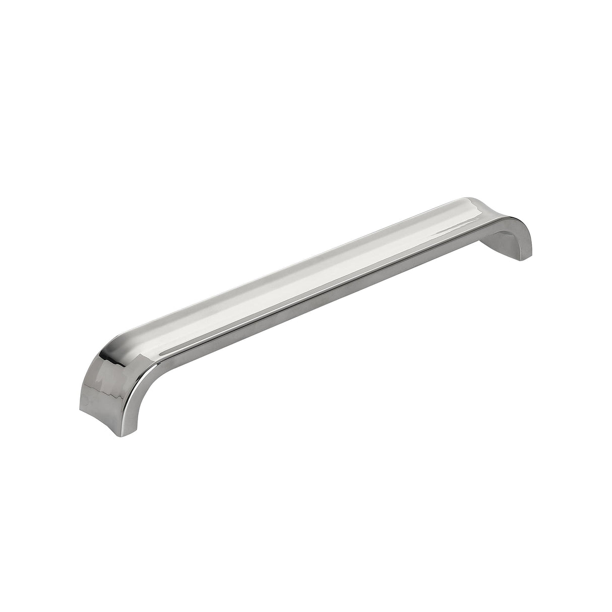 Amerock Cabinet Pull Polished Nickel 7-9/16 inch (192 mm) Center to Center Concentric 1 Pack Drawer Pull Drawer Handle Cabinet Hardware