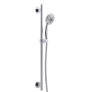 Gerber D461739 Chrome Versa 30" Slide Bar Assembly With Florin 5-function H...