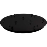 Kuzco CNP09AC-BK 9 Head Canopy SSL/SVT Wire BLACK