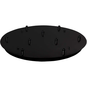 Kuzco CNP09AC-BK 9 Head Canopy SSL/SVT Wire BLACK