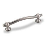 Elements 575-96BNBDL 96 mm Center-to-Center Brushed Pewter Syracuse Cabinet Bar Pull