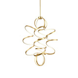Kuzco CH93941-AN SYNERGY 41" CH Antique Brass 120V TRIAC/ELV LED 3000K 90CRI 200W
