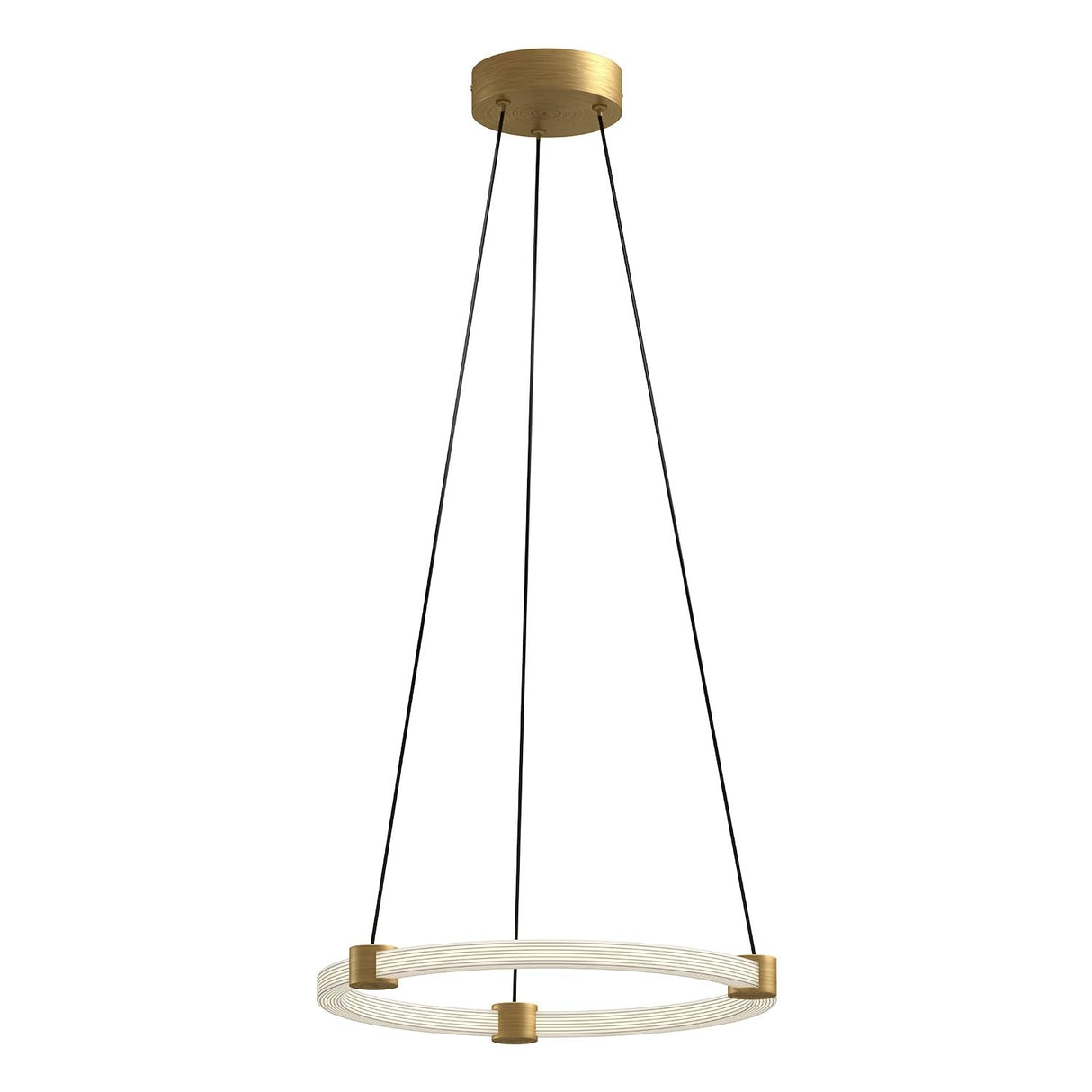Kuzco PD24716-BG BRUNI 16" PENDANT BRUSHED GOLD 120" WIRE 120V TRIAC/ELV LED 3000K 90CRI 21W