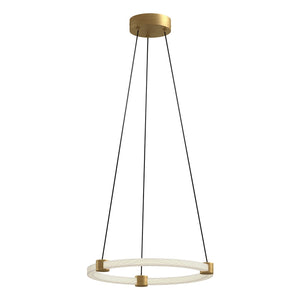 Kuzco PD24716-BG BRUNI 16" PENDANT BRUSHED GOLD 120" WIRE 120V TRIAC/ELV LED 3000K 90CRI 21W