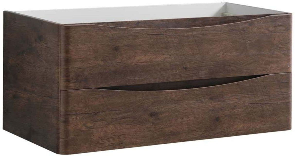 Fresca FCB9040RW Fresca Tuscany 40" Rosewood Wall Hung Modern Bathroom Cabinet
