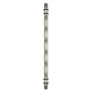 Amerock Cabinet Pull Polished Nickel/Black Bronze 10-1/16 inch (256 mm) Center-to-Center London 1 Pack Drawer Pull Drawer Handle Cabinet Hardware