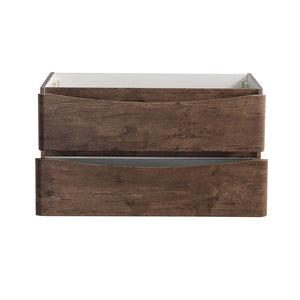 Fresca FCB9036GRG Fresca Tuscany 36" Glossy Gray Wall Hung Modern Bathroom Cabinet