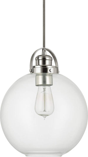 Capital Lighting 4641PN-136 Dean 1 Light Pendant Polished Nickel