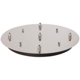 Kuzco CNP05AC-BN 5 Head Canopy SSL/SVT Wire BR-NICK
