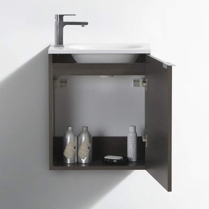 Fresca FCB8003WH-I Fresca Valencia 20" Glossy White Wall Hung Modern Bathroom Vanity