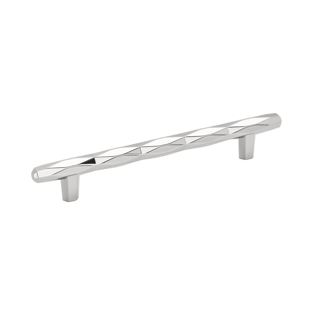Amerock Cabinet Pull Polished Chrome 6-5/16 inch (160 mm) Center to Center St. Vincent 1 Pack Drawer Pull Drawer Handle Cabinet Hardware