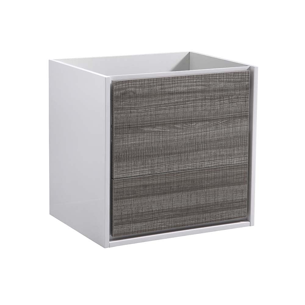 Fresca FCB9224HA Fresca Catania 24" Glossy Ash Gray Wall Hung Modern Bathroom Cabinet