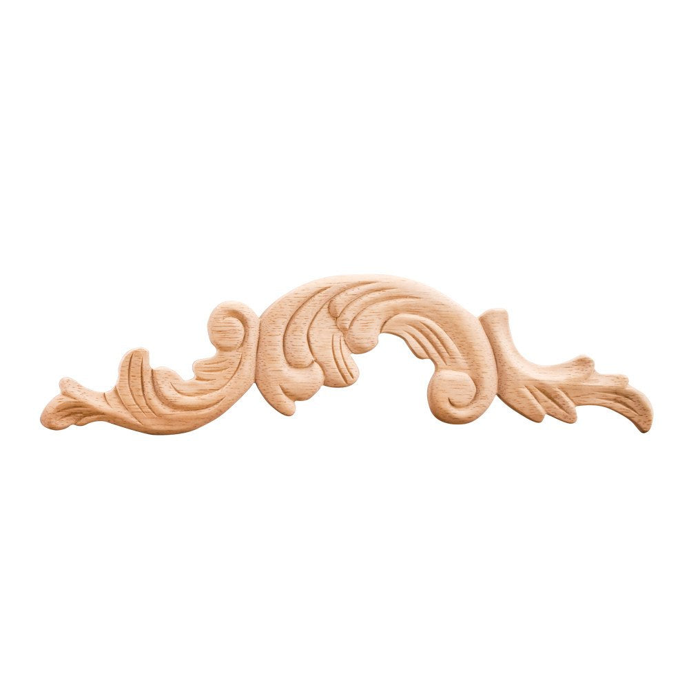 Hardware Resources APL-10-R-MP 12-1/4" W x 1/4" D x 3" H Right Maple Acanthus Appliqué