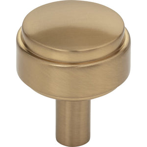 Jeffrey Alexander 885SBZ 1-1/8" Diameter Satin Bronze Hayworth Cabinet Knob